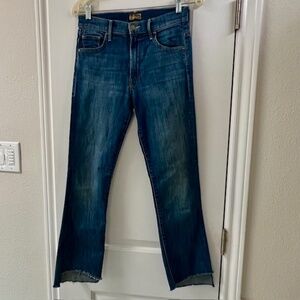Mother The Insider Step Crop Fray Size 27 "Not Rough Enough"